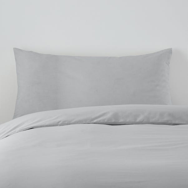 Hotel Egyptian Cotton 400 Thread Count Standard Pillowcase Pair Grey