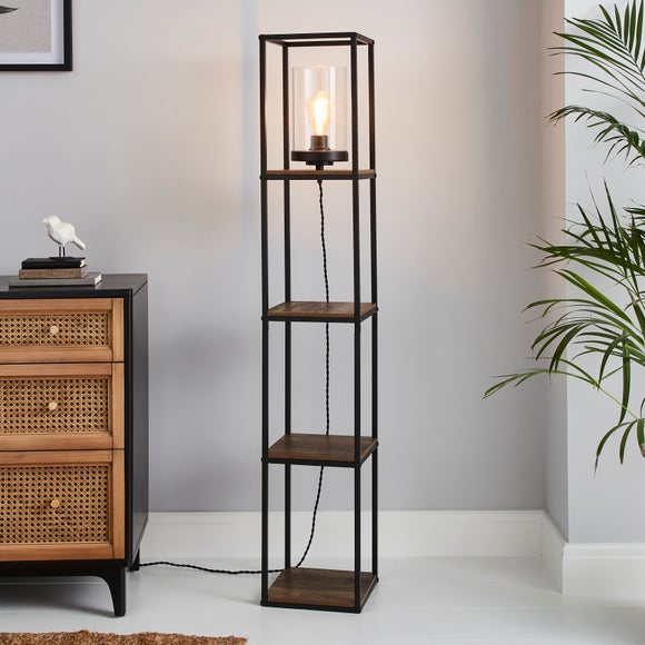 dunelm ochre floor lamp