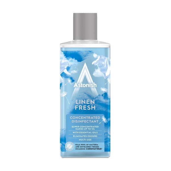 Astonish Linen Fresh Concentrated Disinfectant 300ml Blue