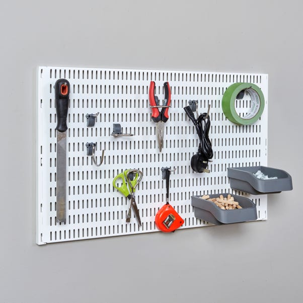 Elfa Garage Tool Board Solution 60cm White