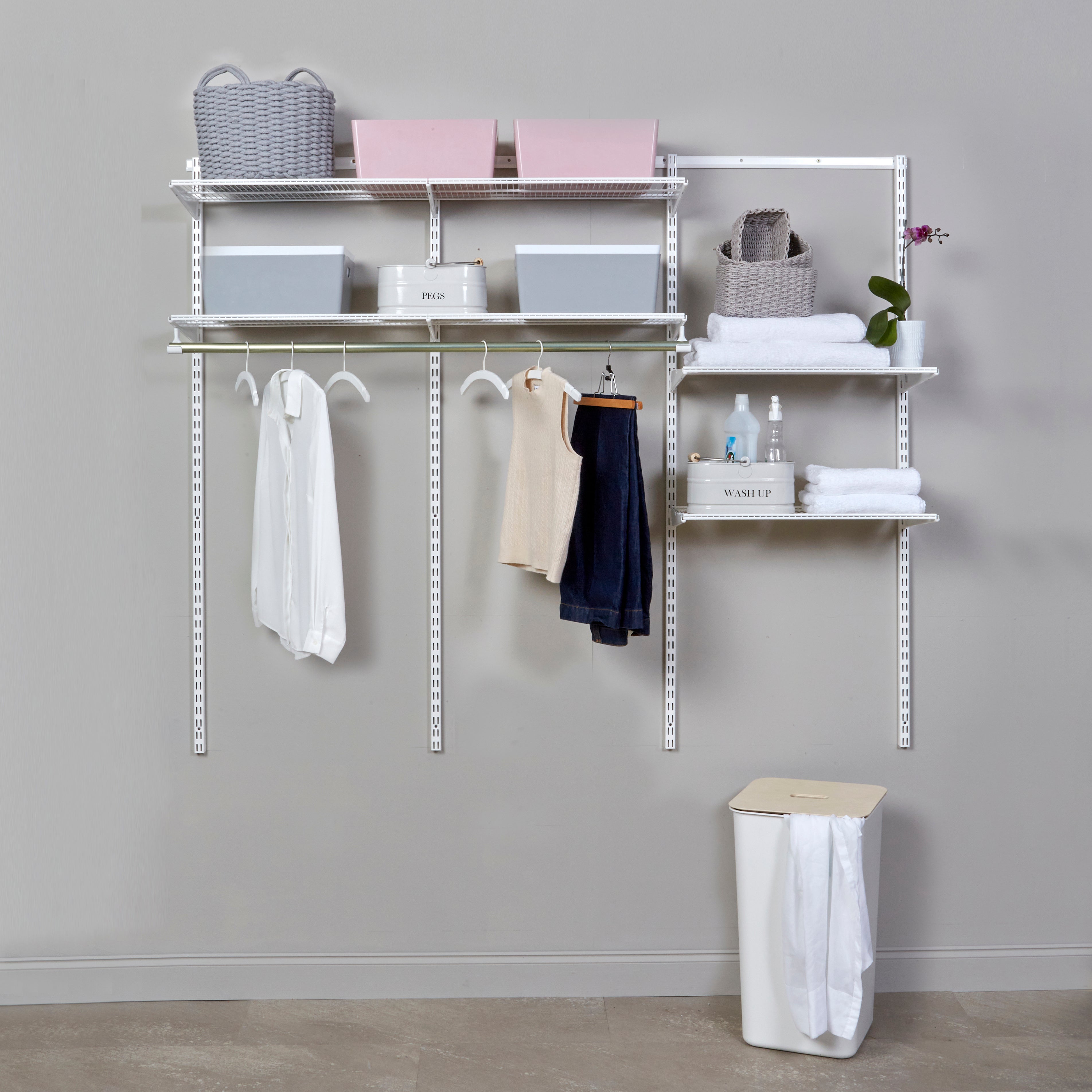 Image of Elfa Utility Shelf System White