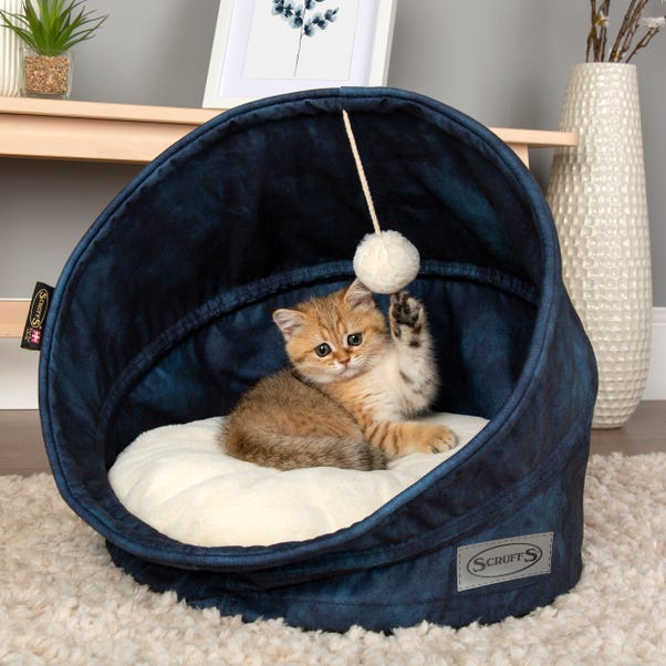 Scruffs Kensington Cat Bed Navy (Blue)