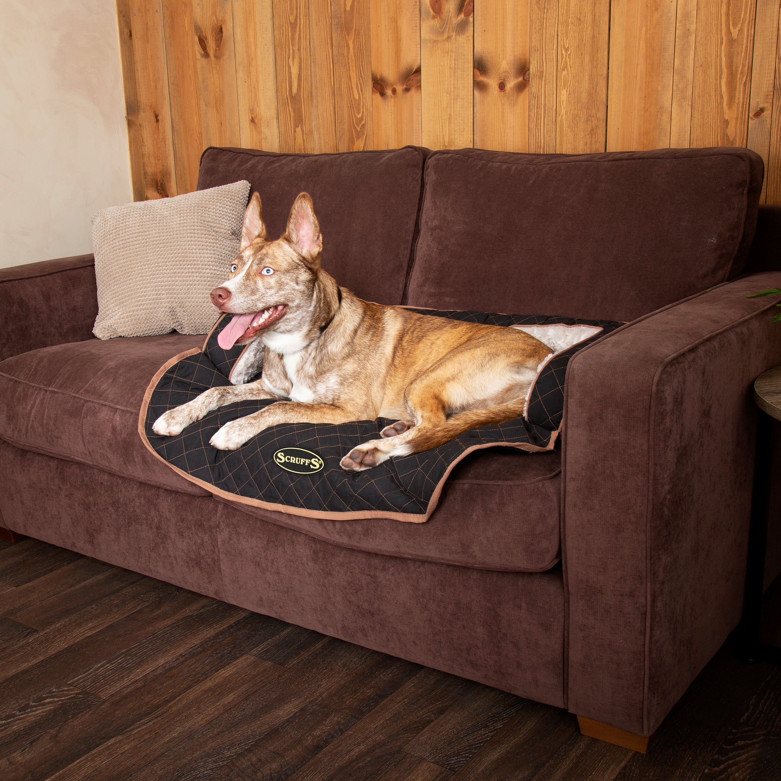 Scruffs Wilton Sofa Dog Bed Black