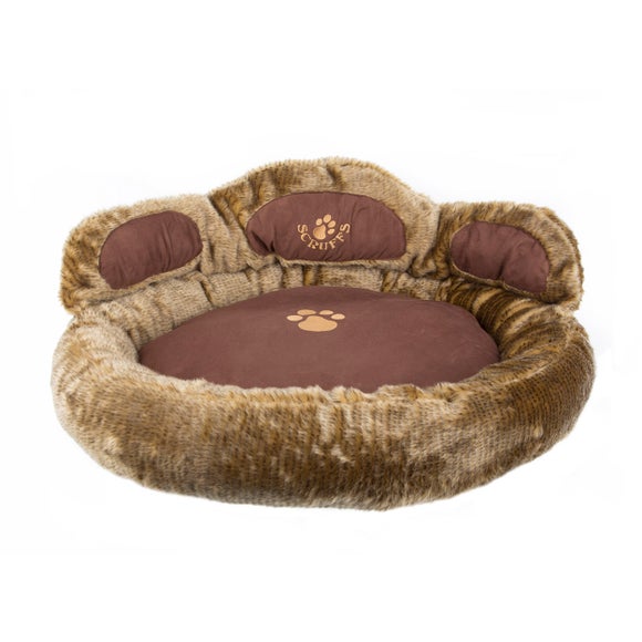 dunelm teddy bear cat bed