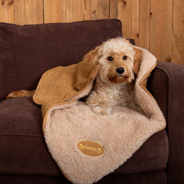 Scruffs Snuggle Dog Blanket Tan