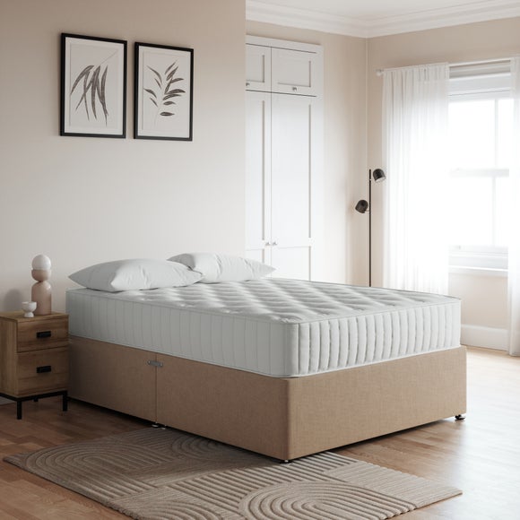 Platform Top Divan Base Natural Brown