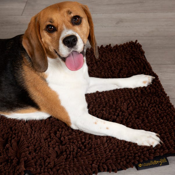 Scruffs Noodle Dog Drying Mat Brown