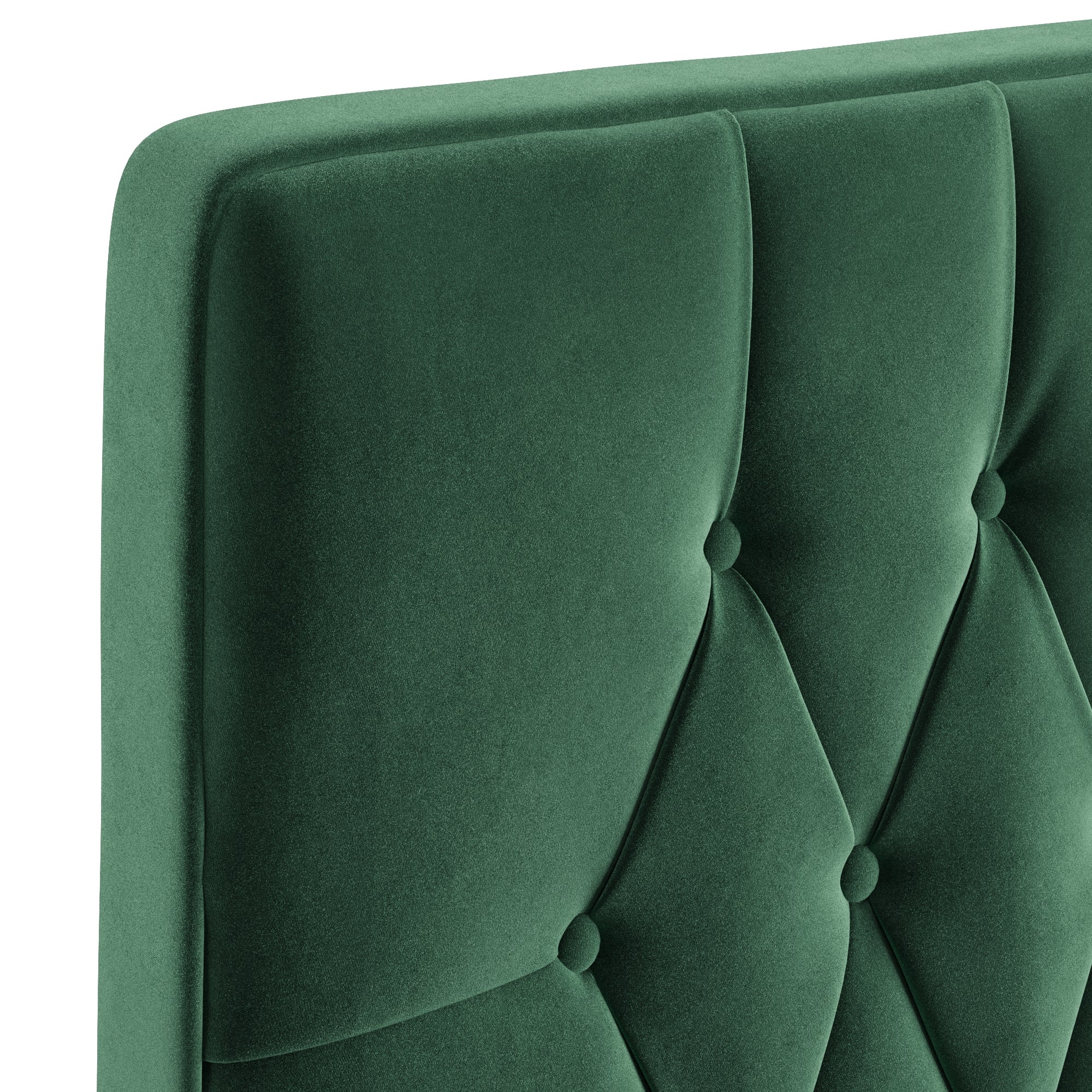 Velvet Chesterfield Headboard | Dunelm