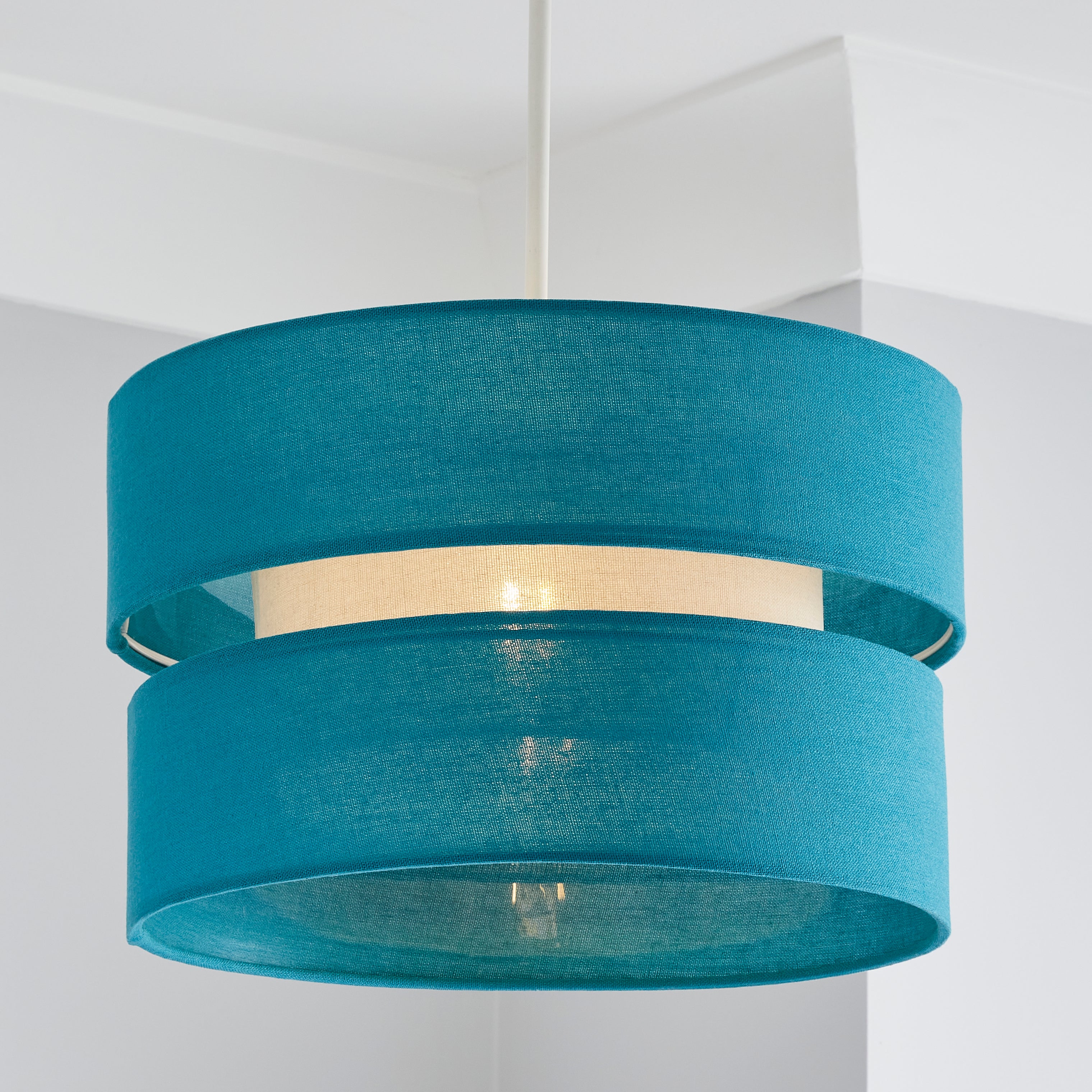 Frea Lamp Shade 30cm Teal Blue