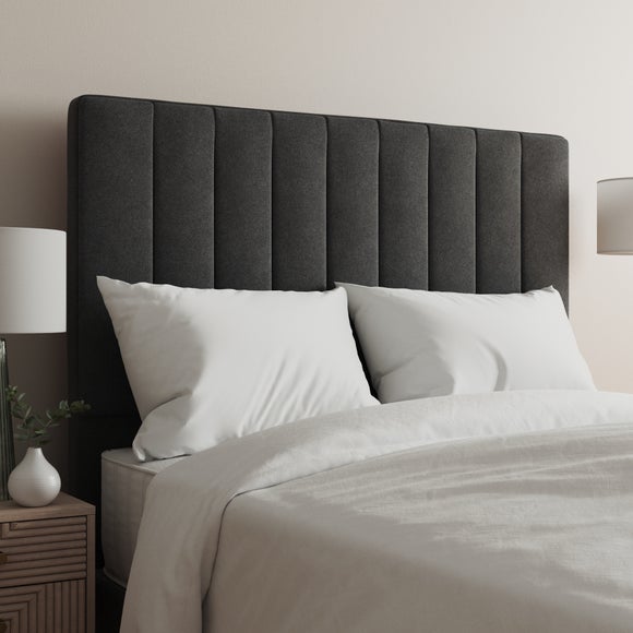 Luxury Tweed Vertical Stripe Headboard