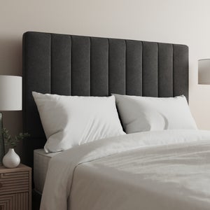 Luxury Tweed Vertical Stripe Headboard