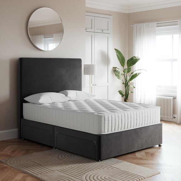 Luxury Teddy Divan Base Grey