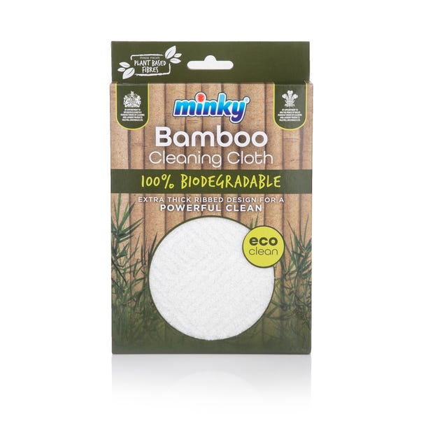 Minky Bamboo Cleaning Cloth White