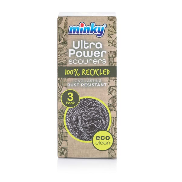 Minky Ultra Power Scourers Silver