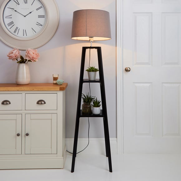 Dunelm grey 2024 floor lamp