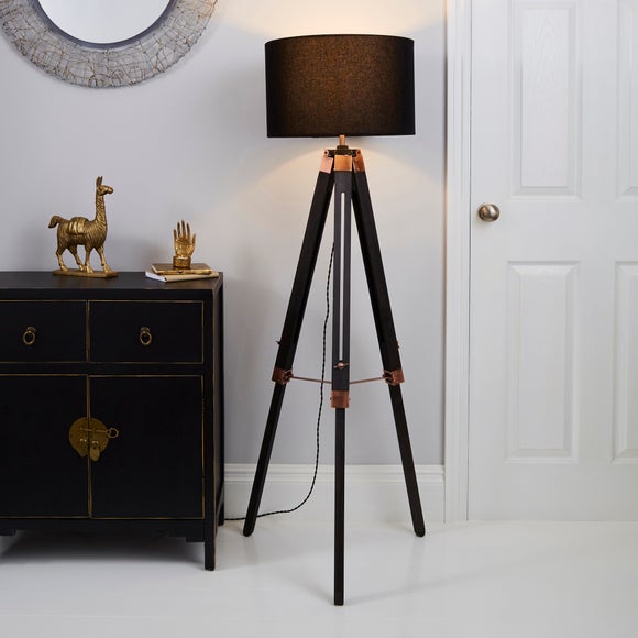 dunelm ochre floor lamp