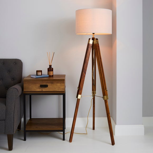 tripod floor lamp dunelm