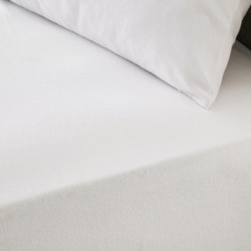 Simply 100% Brushed Cotton Fitted Sheet