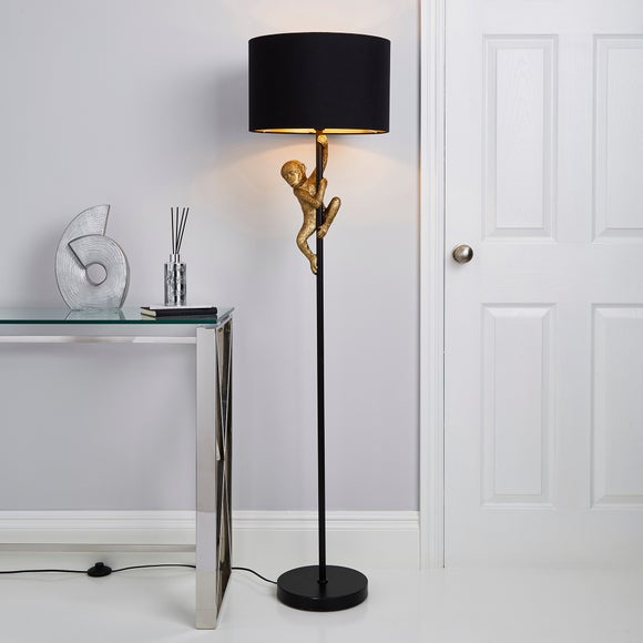 Gold floor deals lamp dunelm