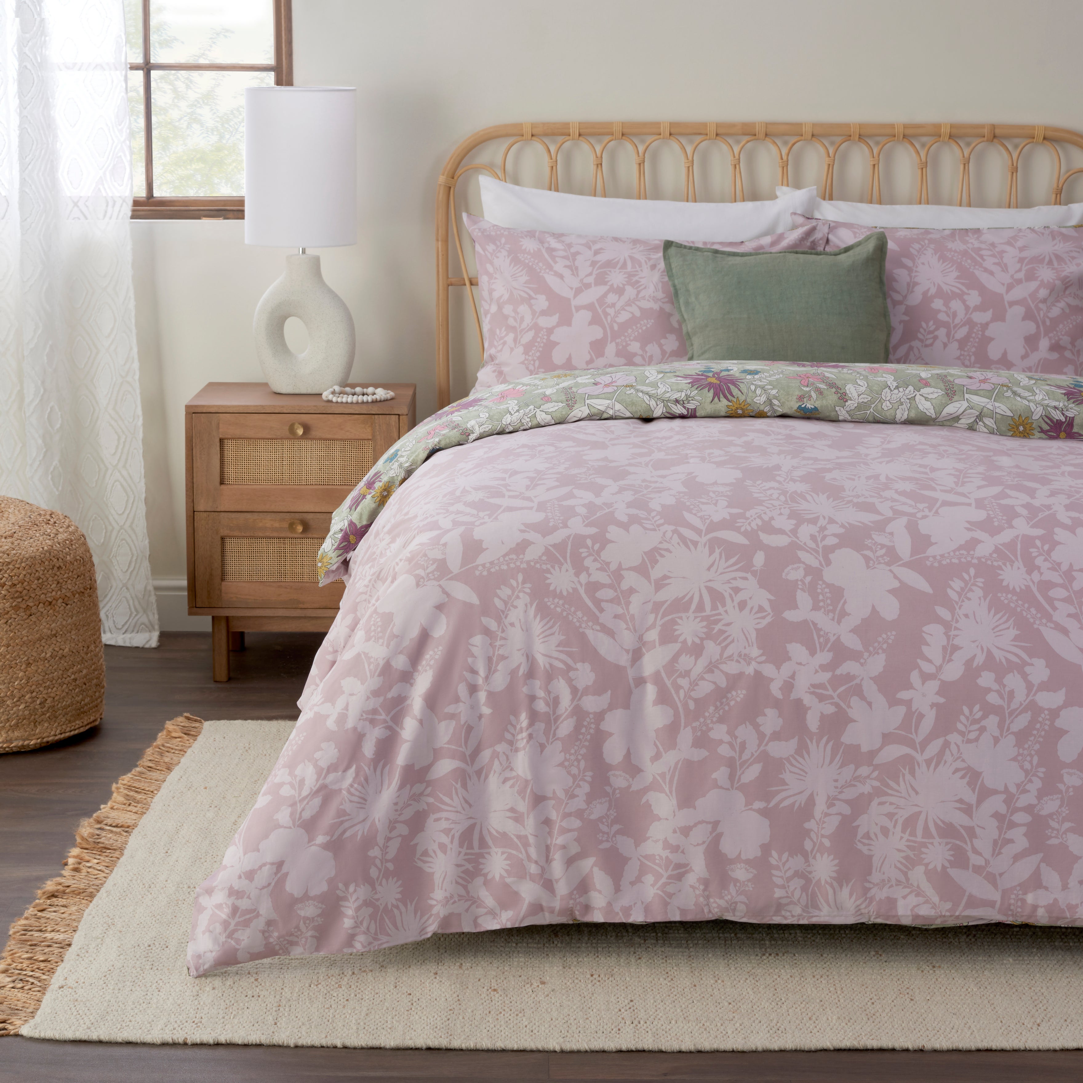 Mya Floral Multicolour Duvet Cover and Pillowcase Set | Dunelm