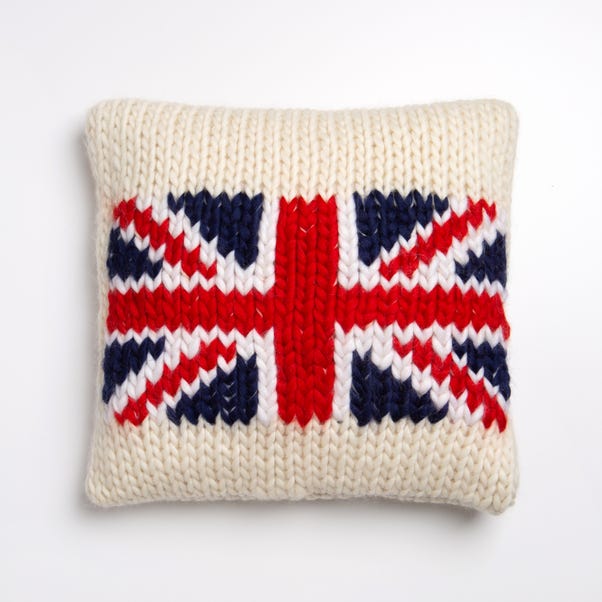 Wool Couture Union Jack Cushion Knit Kit image 1 of 8