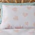 Doodle Hearts Duvet Cover and Pillowcase Set  Pink undefined