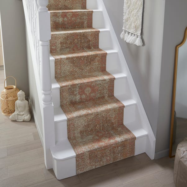 Mila Traditional Stair Runner Mila Pink undefined