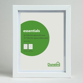 Essentials White Box Photo Frame