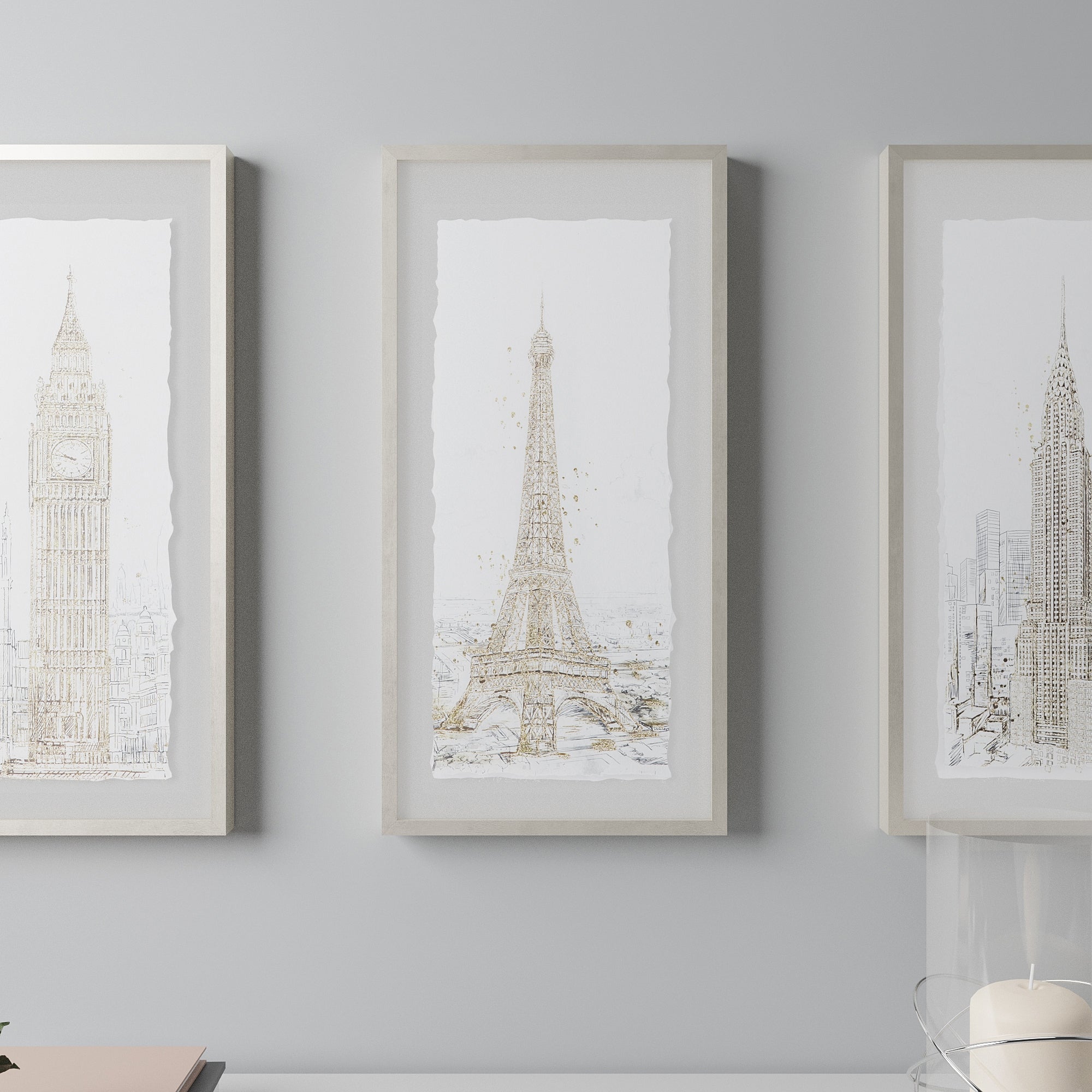 Paris Glam Framed Print | Dunelm