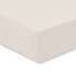 Soft Cotton Plain 28cm Fitted Sheet Cream undefined