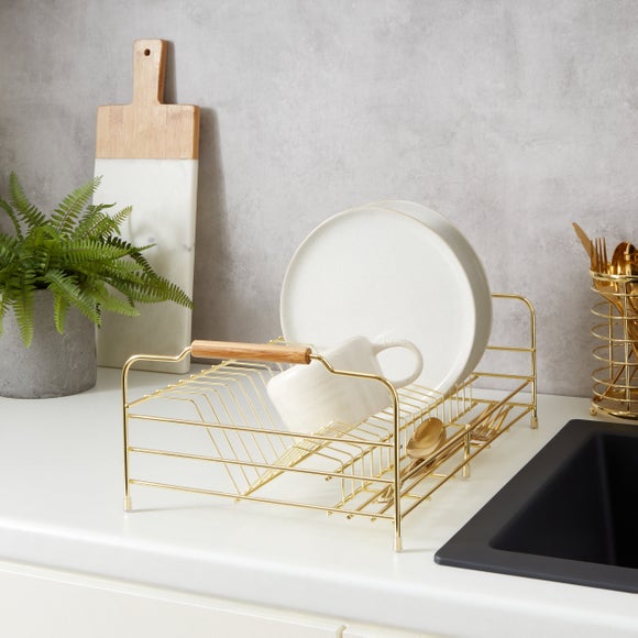 Gold dish best sale drying rack