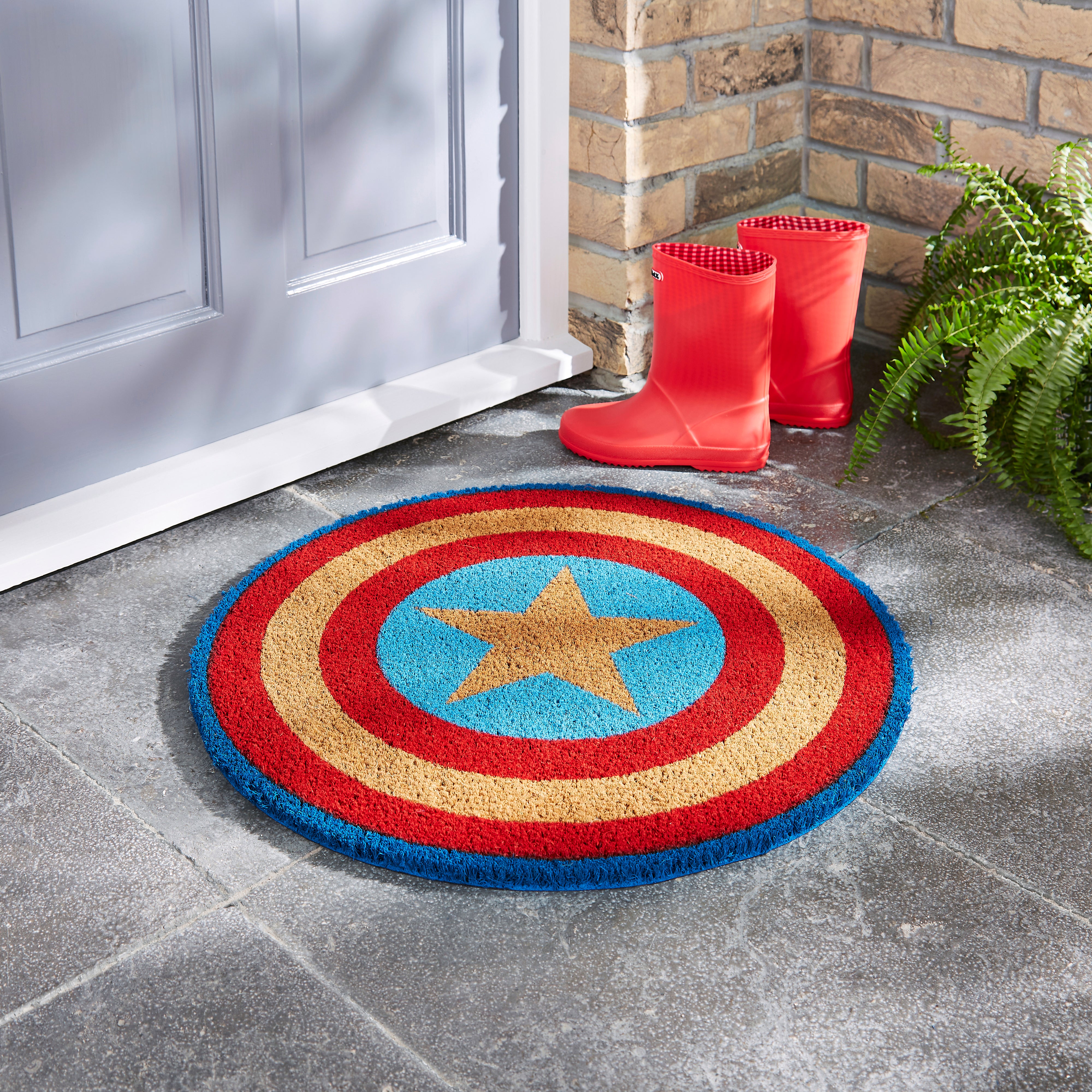 Marvel Captain America Doormat Red