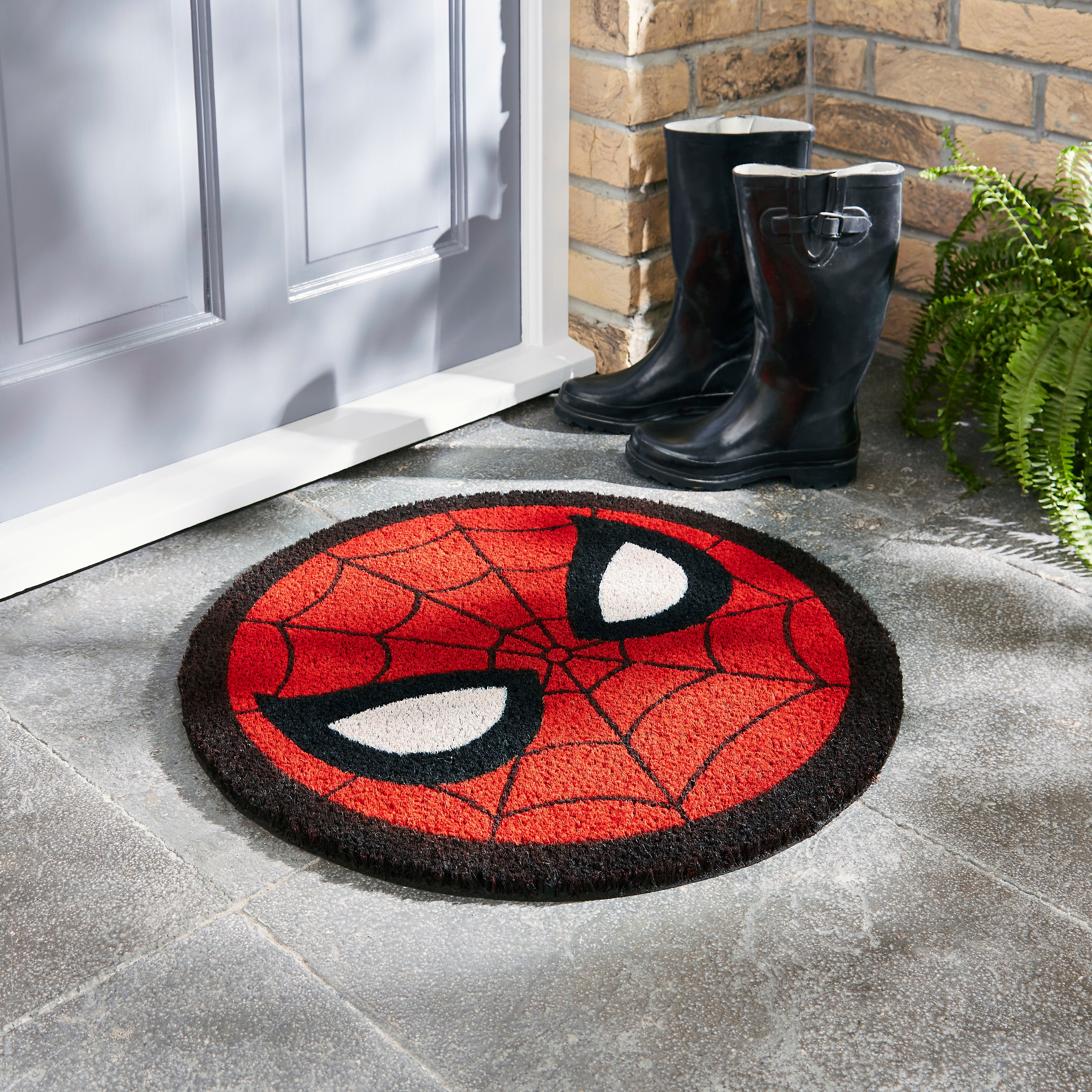 Marvel Spider Man Doormat Red