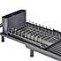 Compact Extendable Dish Drainer Grey Grey
