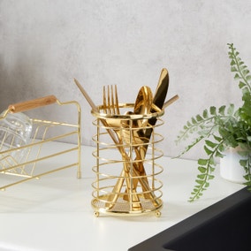 Cutlery Drainer Gold