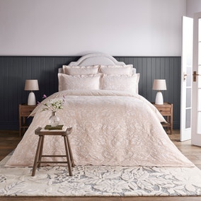 Dorma Winchester Champagne Duvet Cover and Pillowcase Set