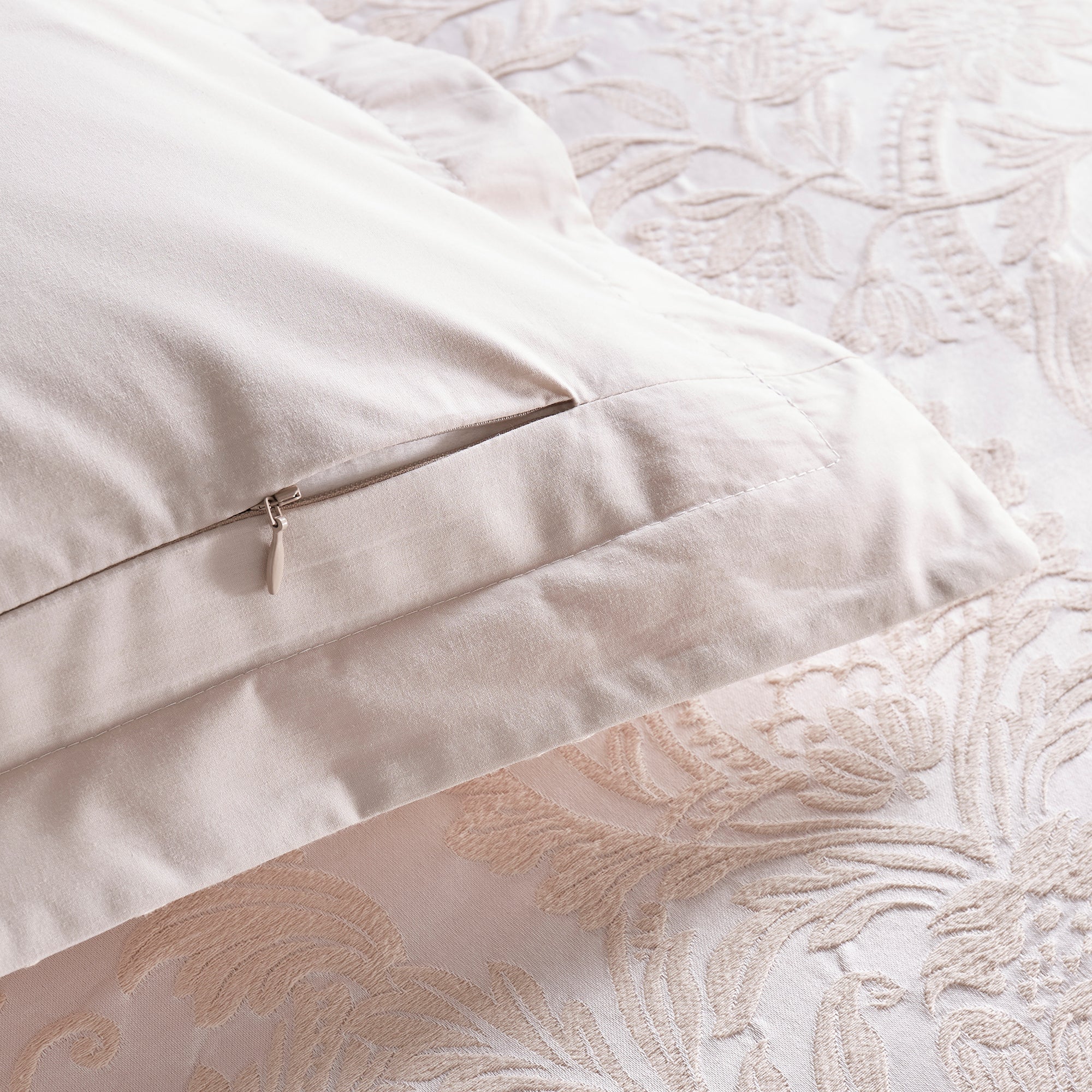 Dorma Winchester Champagne Continental Pillowcase | Dunelm