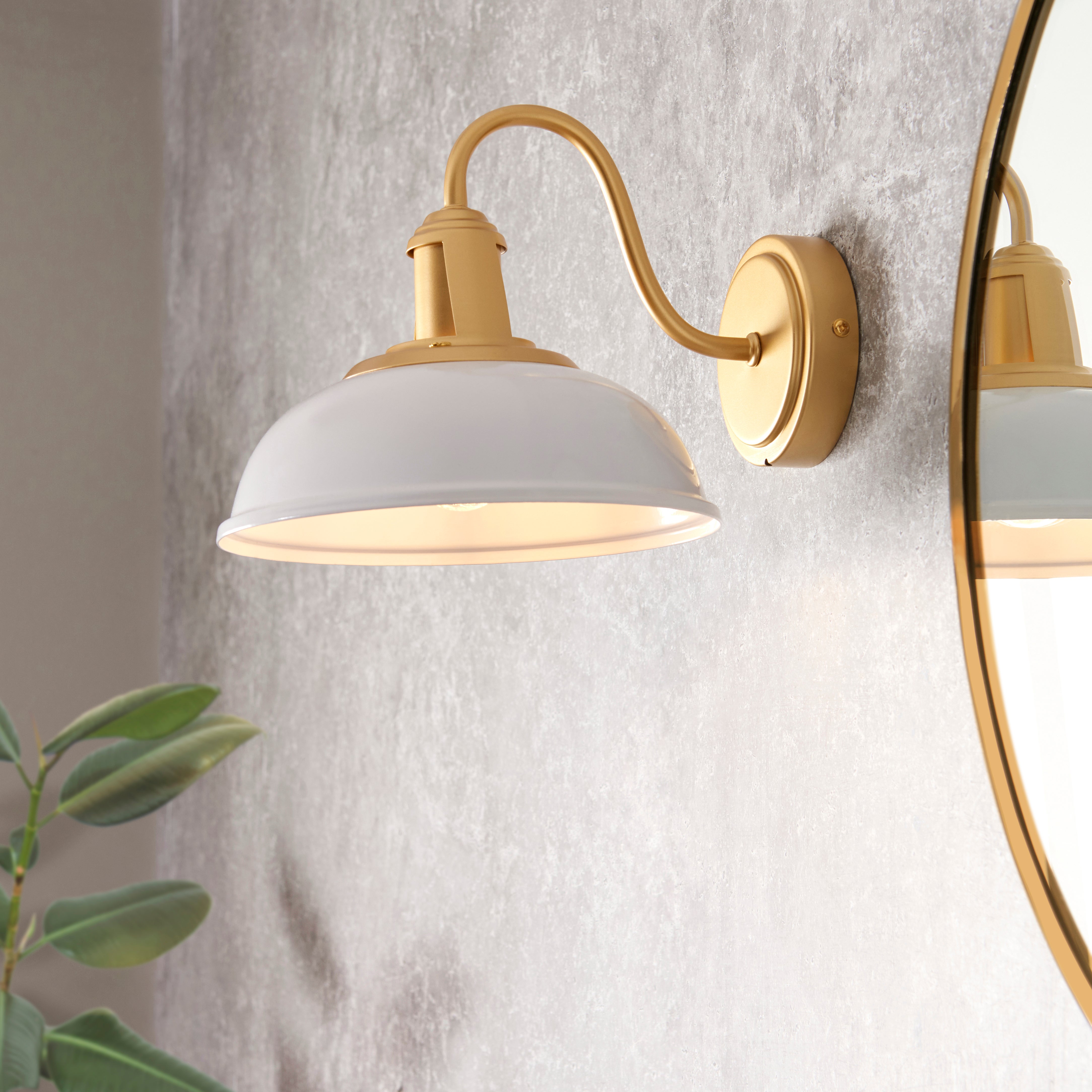 Oraya Bathroom Wall Light White