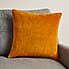 Recycled Velour 40x40cm Cushion Amber Gold
