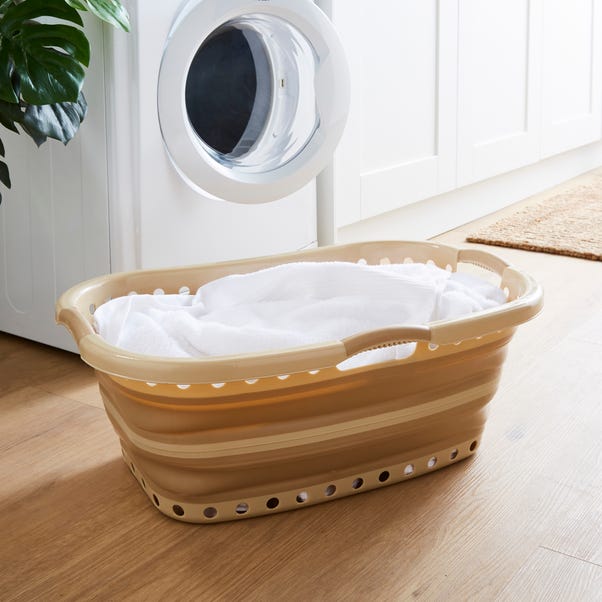 Collapsible Laundry Basket Hipster Warm Sand
