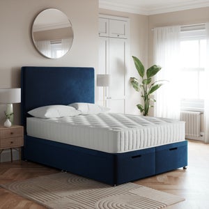 Luxury End Ottoman Bed Frame- Velvet