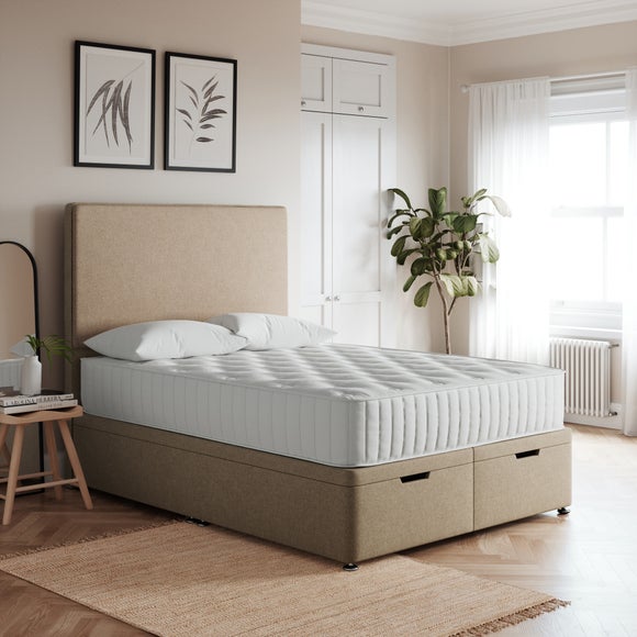 Luxury End Ottoman Bed Frame Tweed