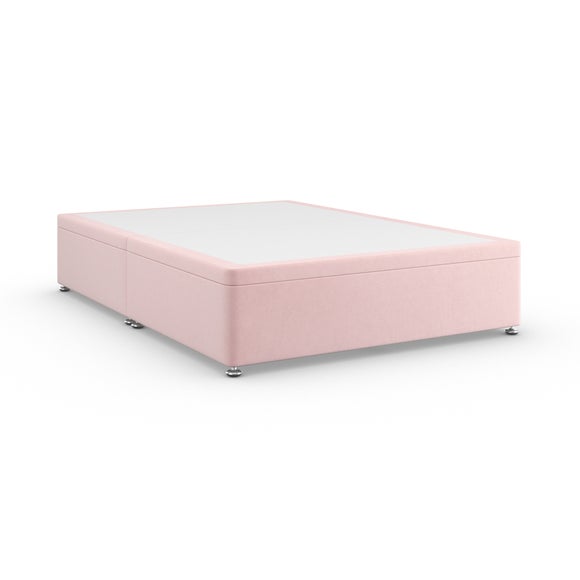 Side Velvet Ottoman Base Dunelm