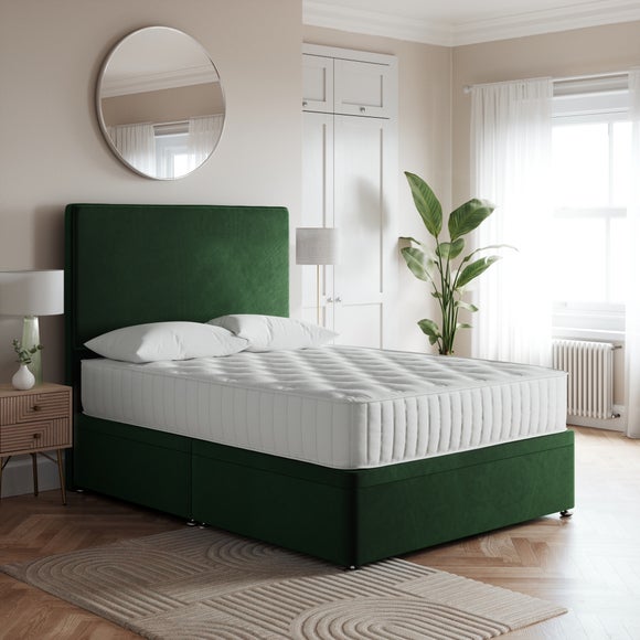 Luxury Side Ottoman Bed Frame Velvet