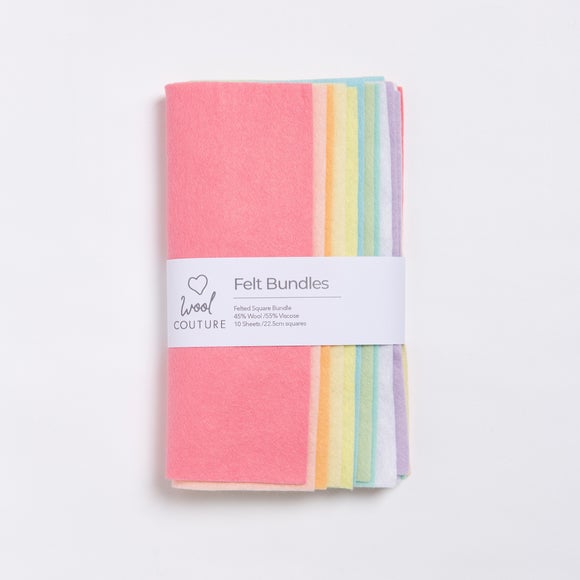 Wool Couture Pastel Felt Bundle