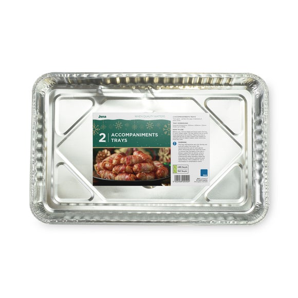 Twin Pack Of Accompaniments Trays