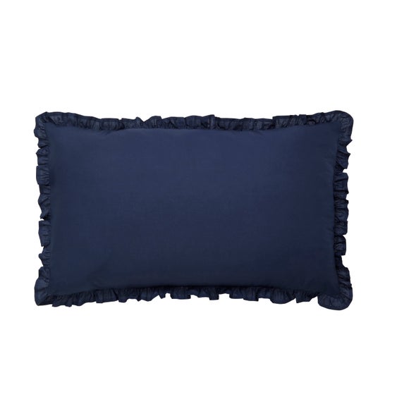 Pure Cotton Frilled Pillowcase Dunelm