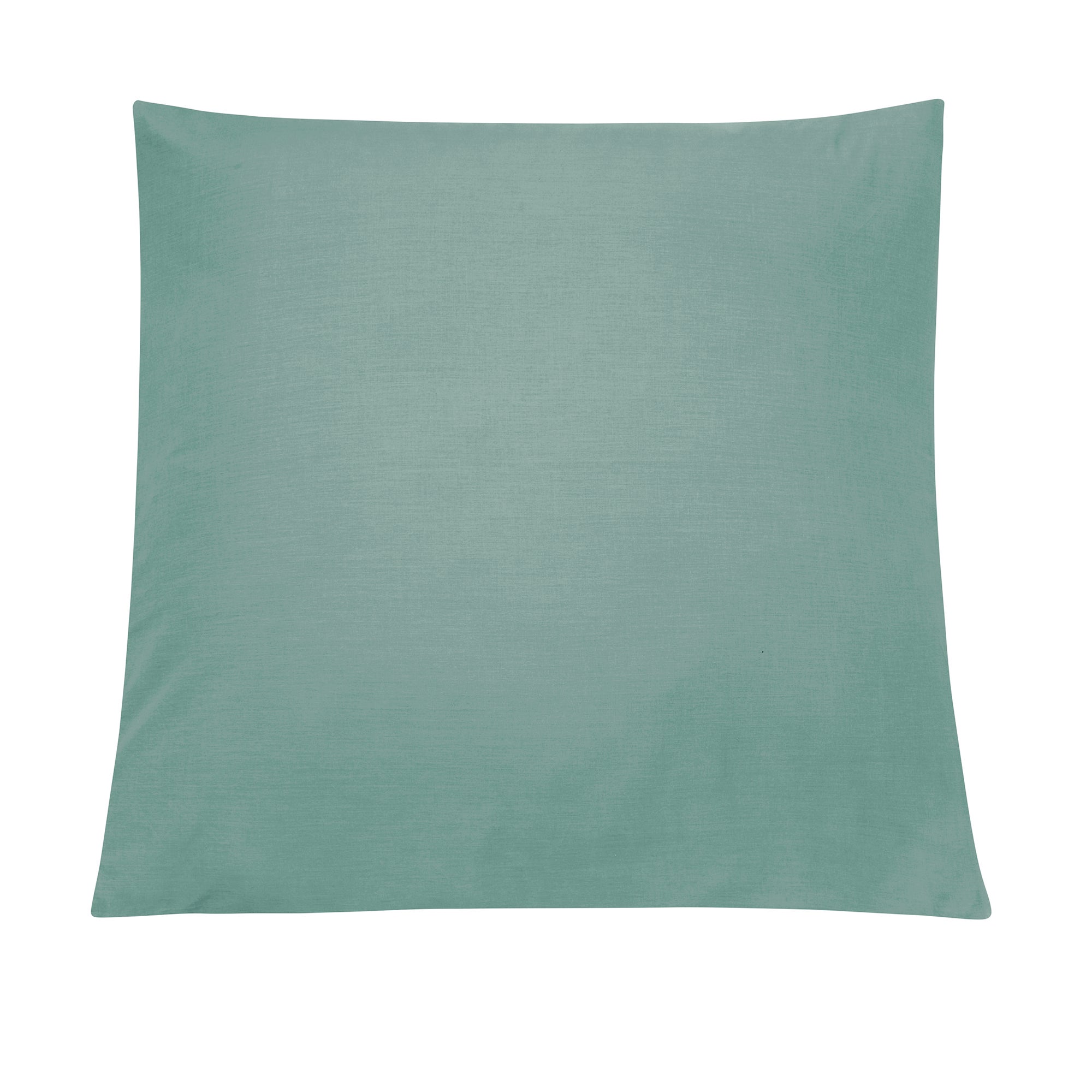 Pure Cotton Wedge Pillowcase Seafoam