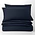Pure Cotton Duvet Cover Luxe Navy undefined