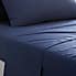 Pure Cotton Flat Sheet Luxe Navy undefined